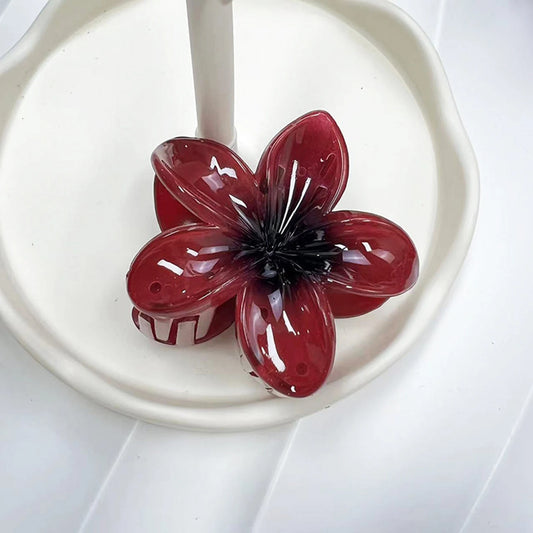 Gradient  Flower Hair Claws