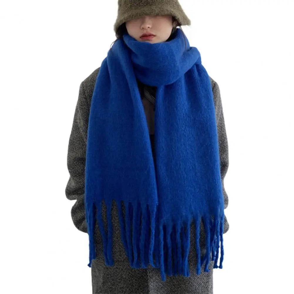 Women Winter Solid Color Scarf