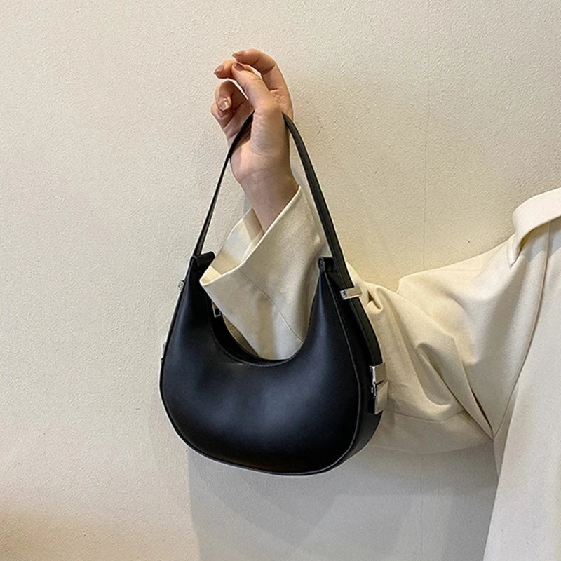 Luxury Half Moon Hobo Bag