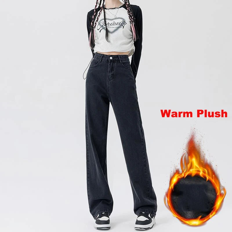 Woman Vintage Wide Leg Jeans