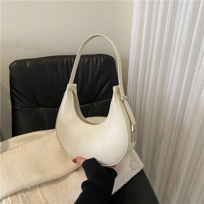 Luxury Half Moon Hobo Bag