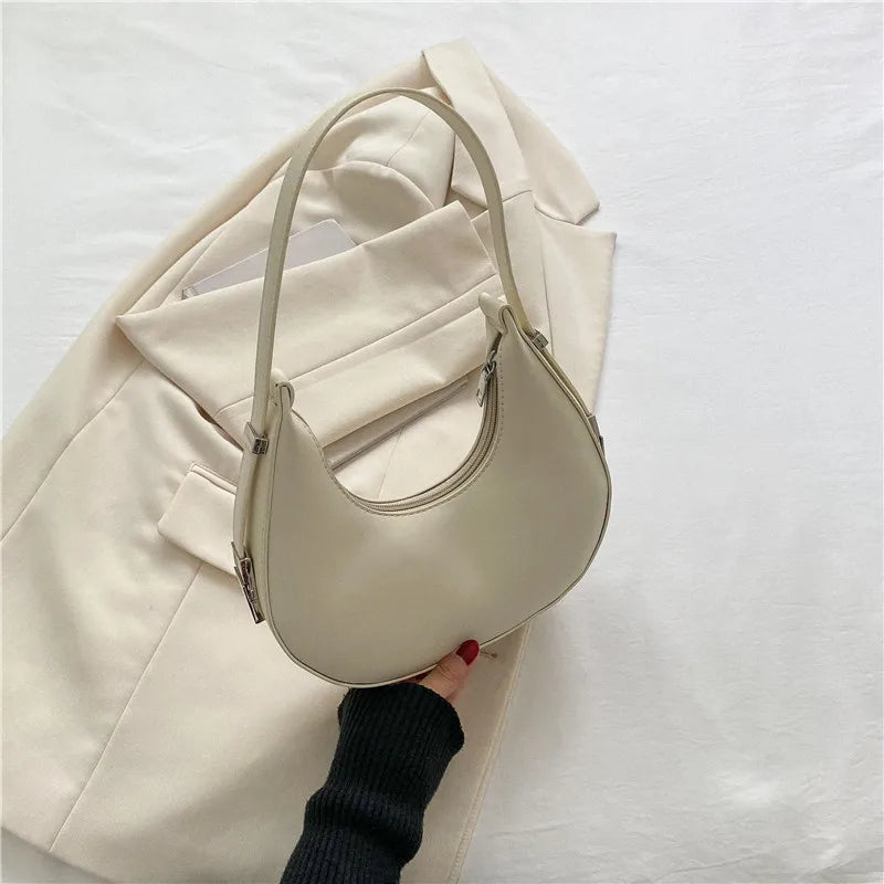 Luxury Half Moon Hobo Bag