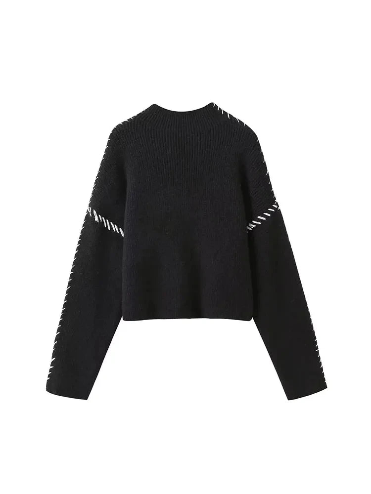 Autumn Winter Oversize turtleneck Sweater