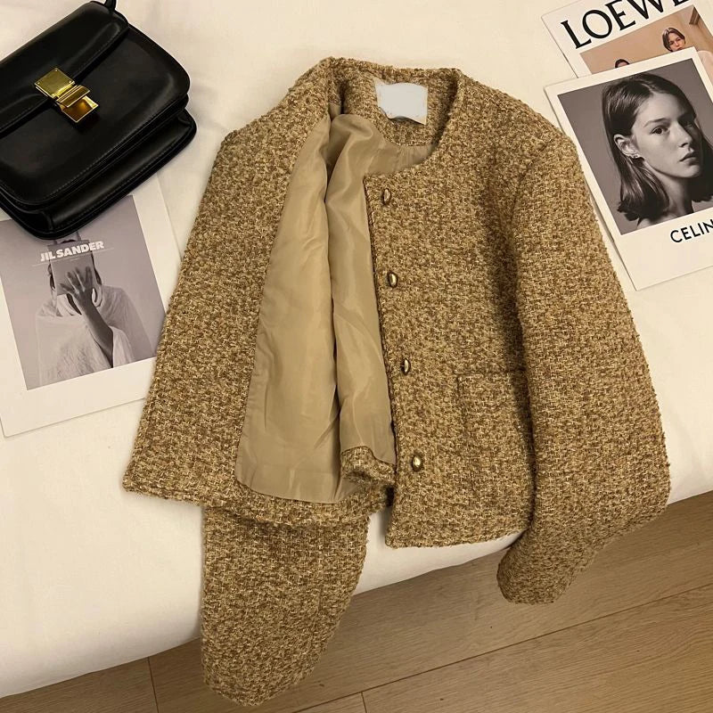 MEXZT Vintage Tweed Jacket