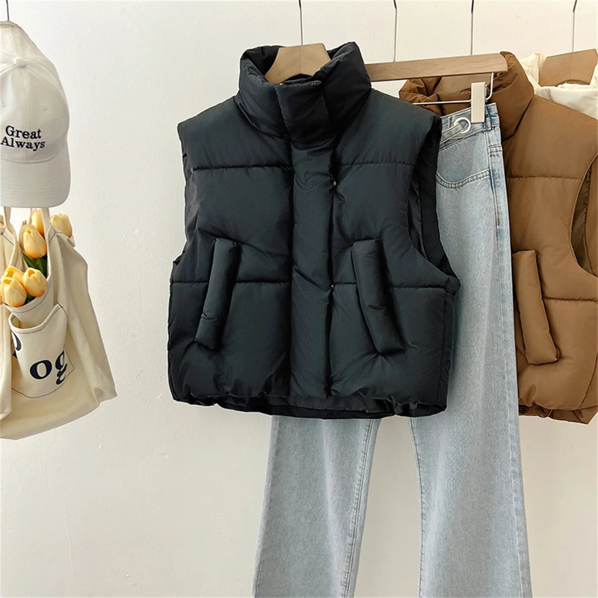 Autumn Winter Y2K Vest