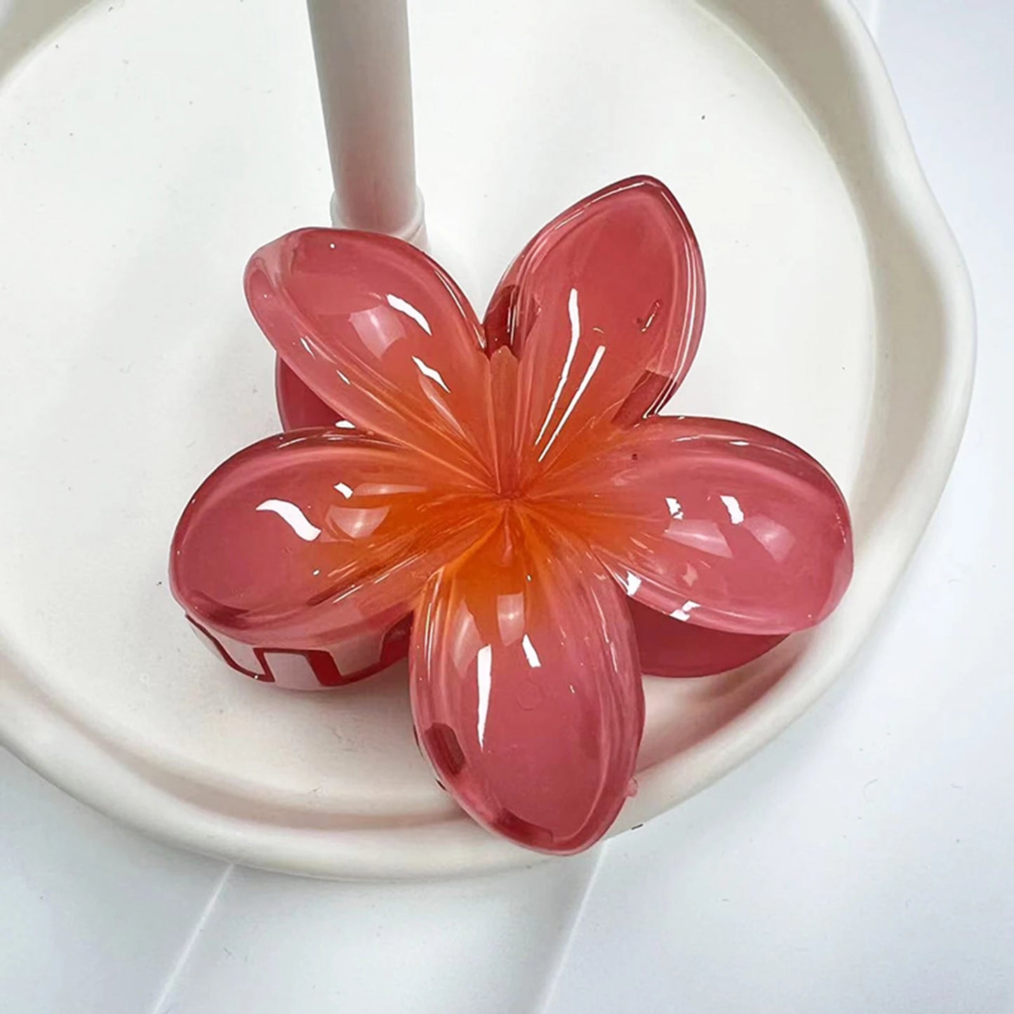 Gradient  Flower Hair Claws