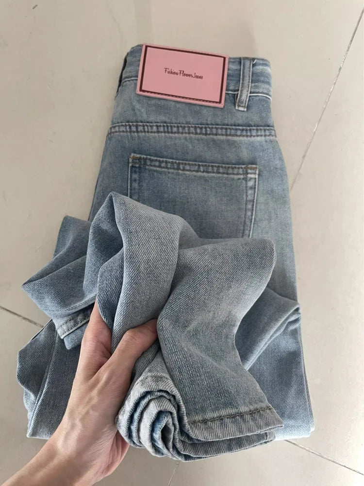 Women Wide Leg Baggy Jeans