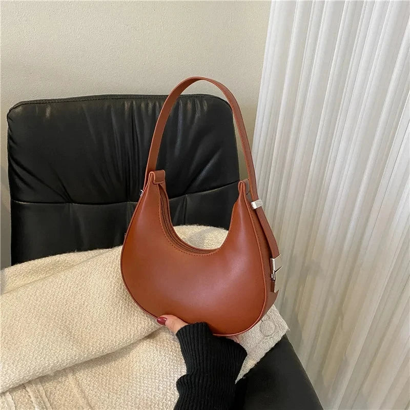 Luxury Half Moon Hobo Bag