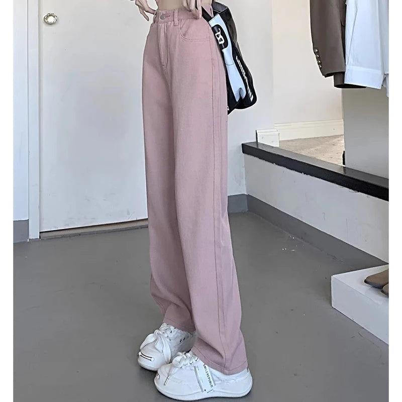 Woman Vintage Wide Leg Jeans