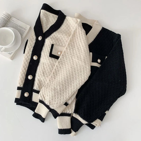 Korean Knit Sweater Cardigans Outwear Coat