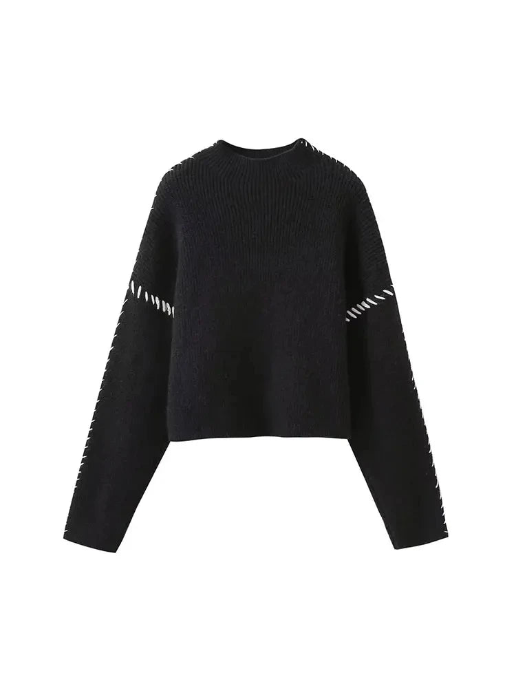 Autumn Winter Oversize turtleneck Sweater