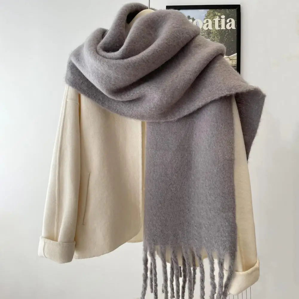 Women Winter Solid Color Scarf