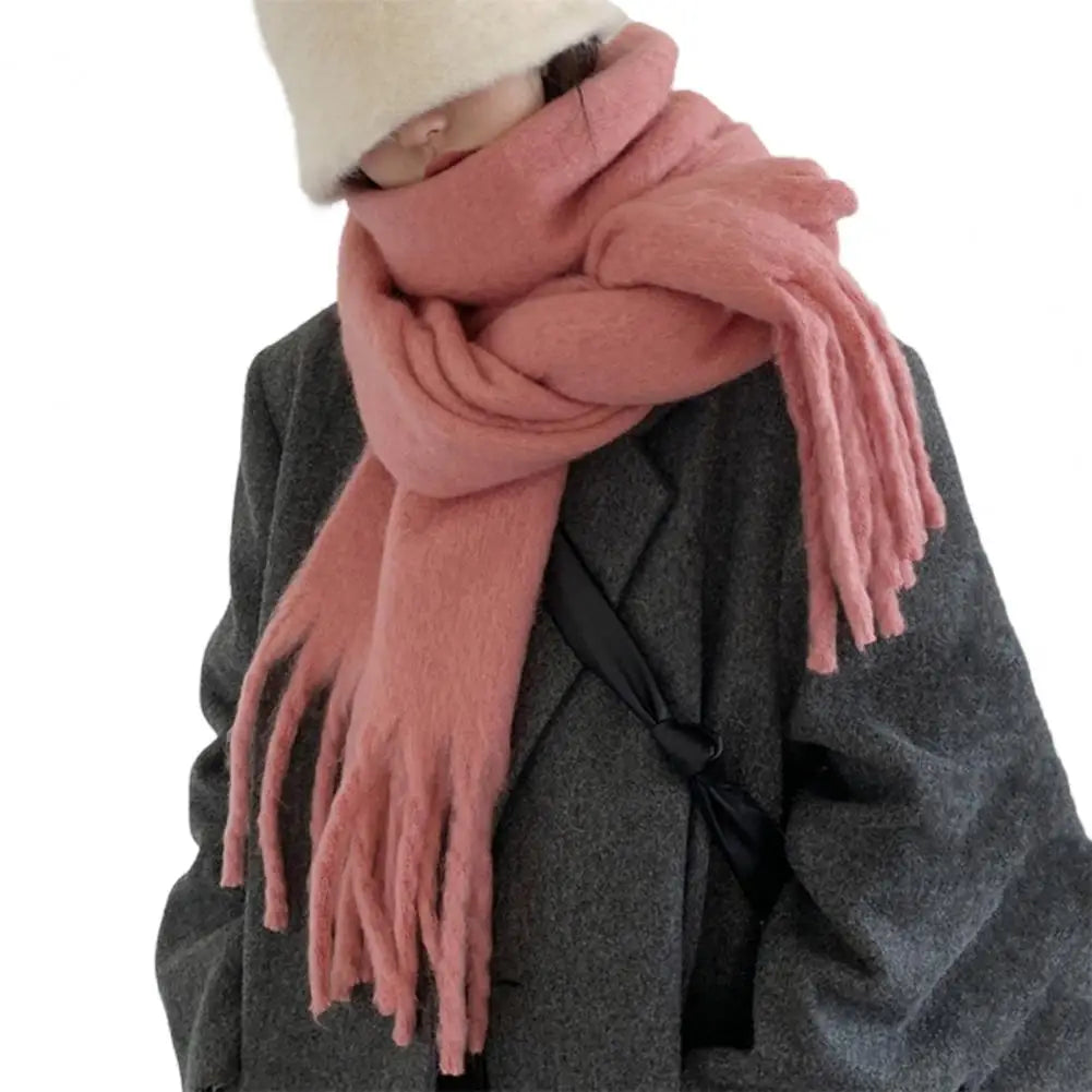 Women Winter Solid Color Scarf