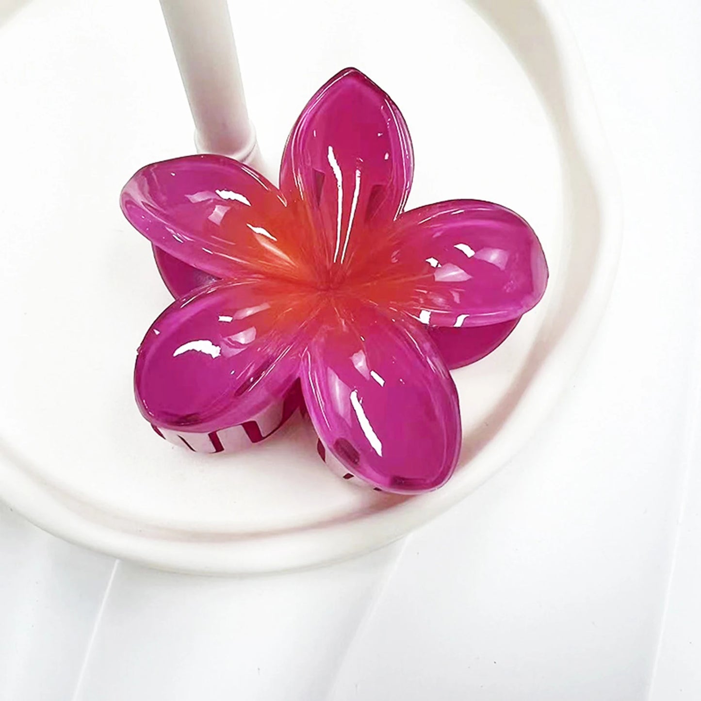 Gradient  Flower Hair Claws