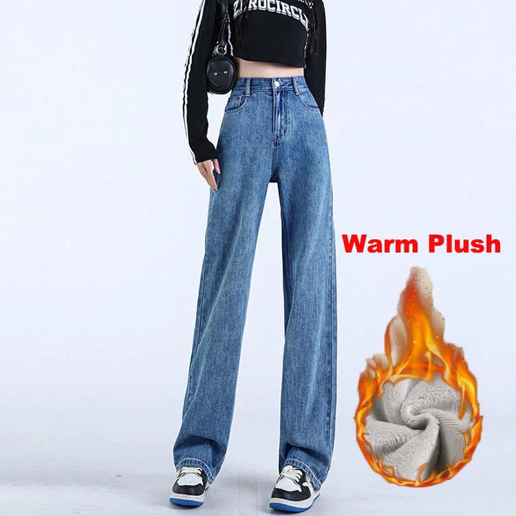 Woman Vintage Wide Leg Jeans