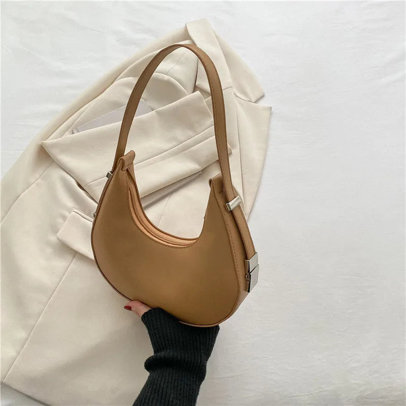 Luxury Half Moon Hobo Bag