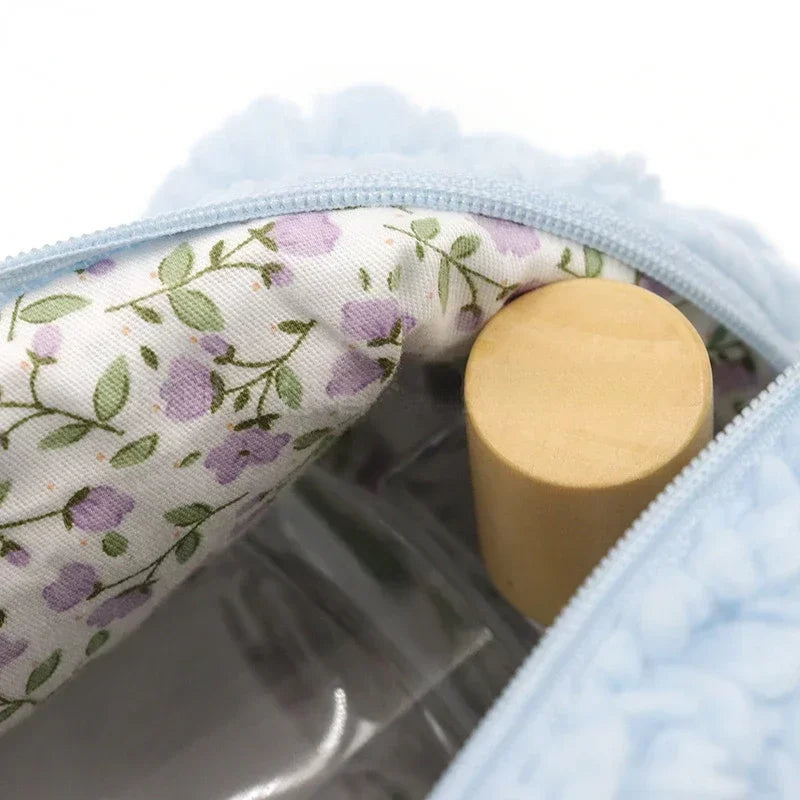 Lambswool Small Cosmetic Bag