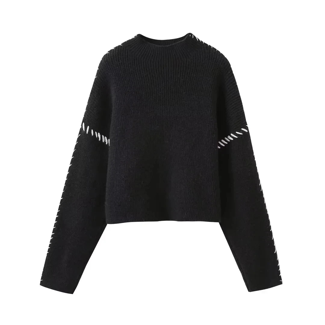 Autumn Winter Oversize turtleneck Sweater