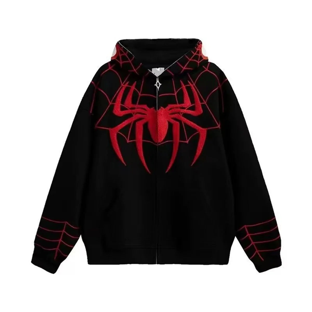 Spider Print Hooded